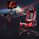 SENSORX T-Shaped Large Gaming Desk