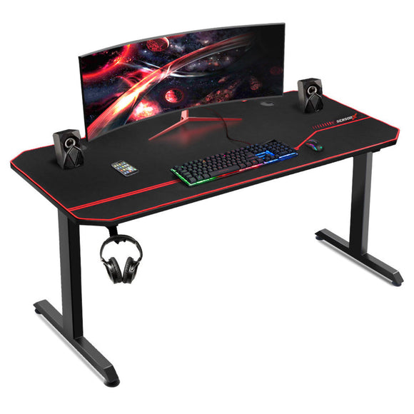 SENSORX T-Shaped Large Gaming Desk