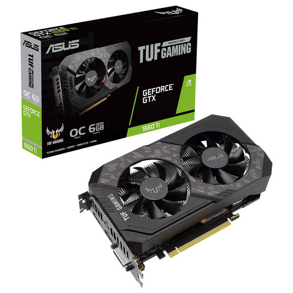 NVIDIA GeForce GTX 1660 Ti TUF GAMING OC 6GB EVO Graphics Card